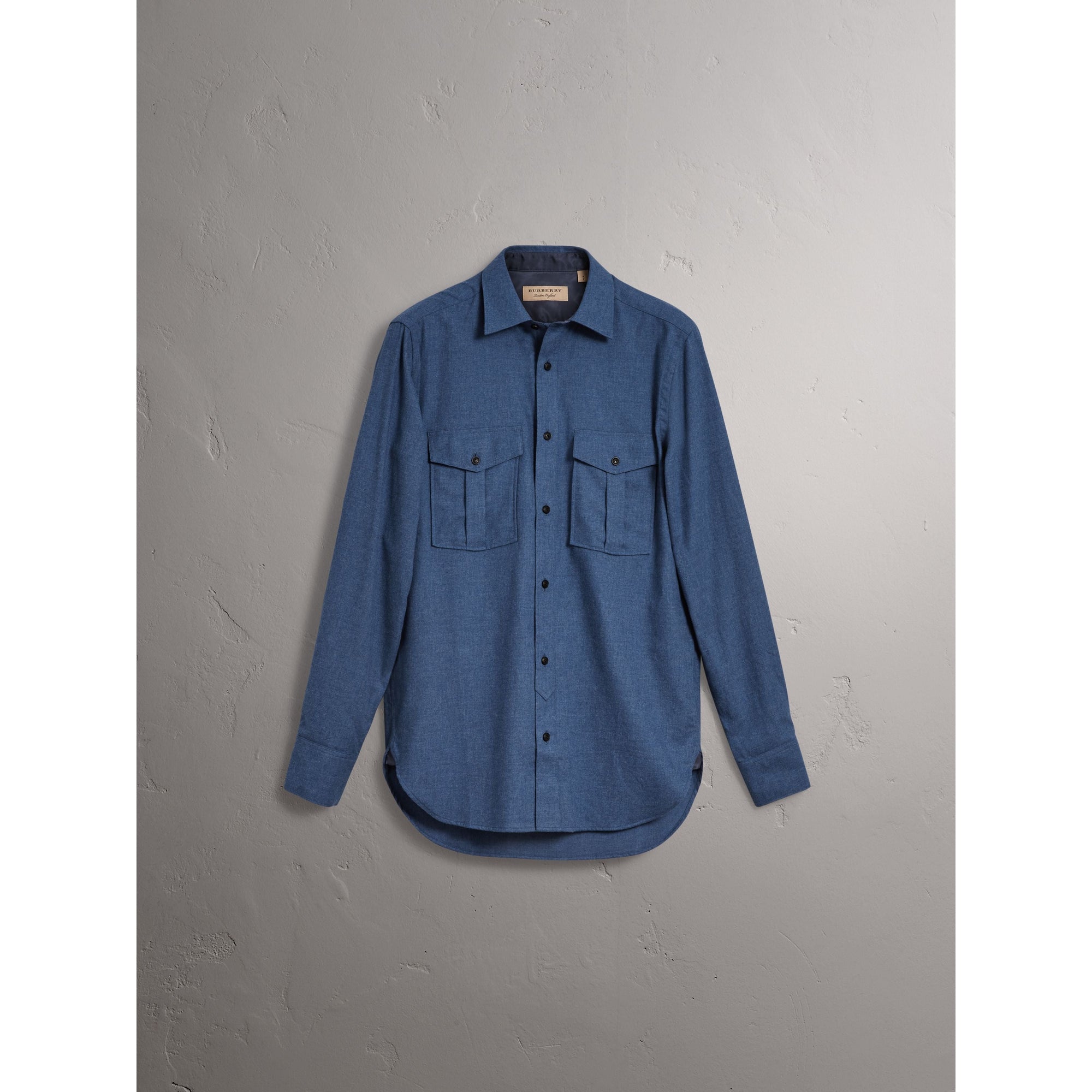 CANVAS BLUE Chemise en flanelle de coton légère