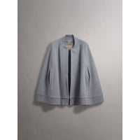 PALE GREY MELANGE Cape sweat-shirt avec appliqué Bestiaire