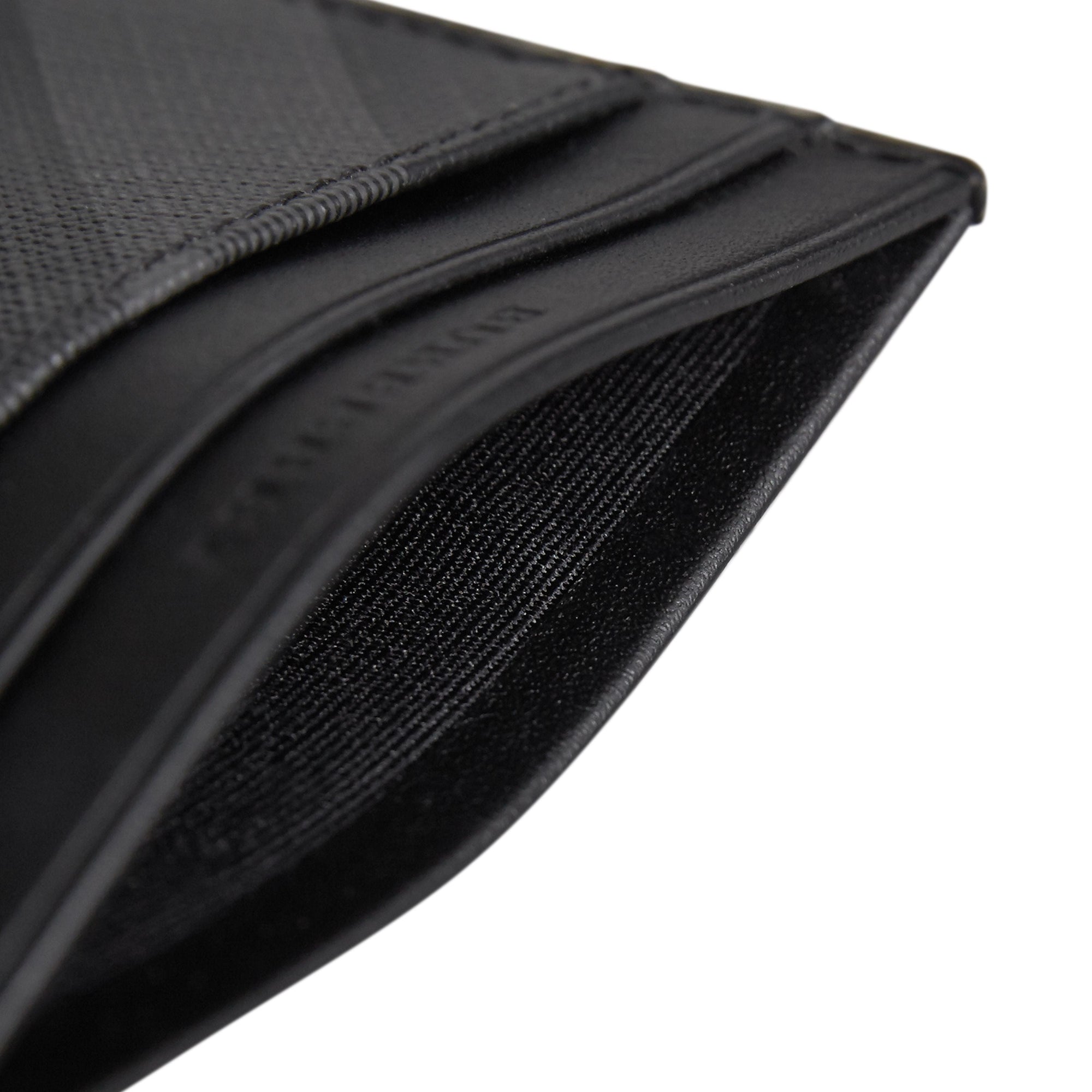 CHARCOAL/BLACK Porte-cartes à motif London check