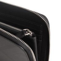 CHARCOAL/BLACK Portefeuille de voyage à motif London check