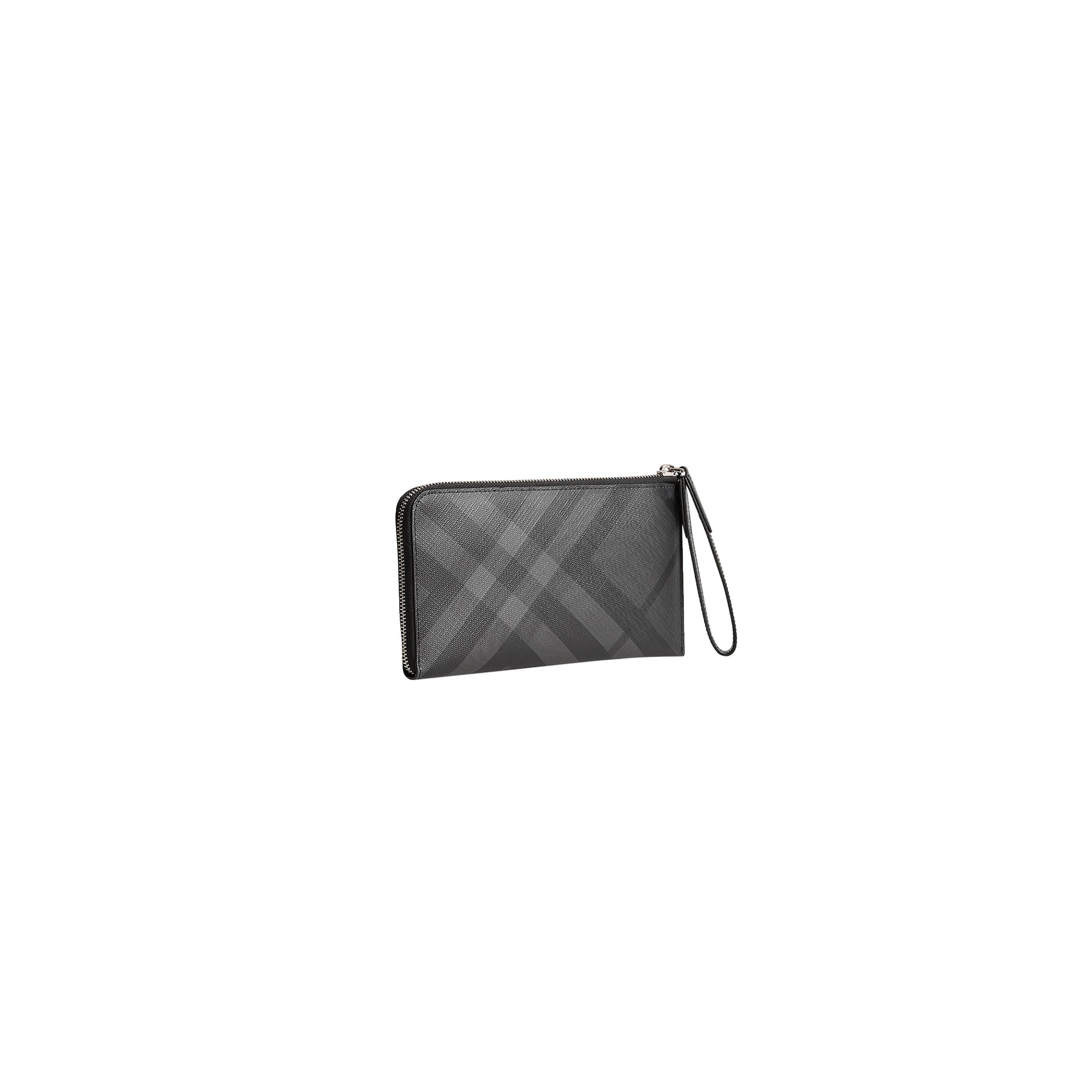 CHARCOAL/BLACK Portefeuille de voyage à motif London check