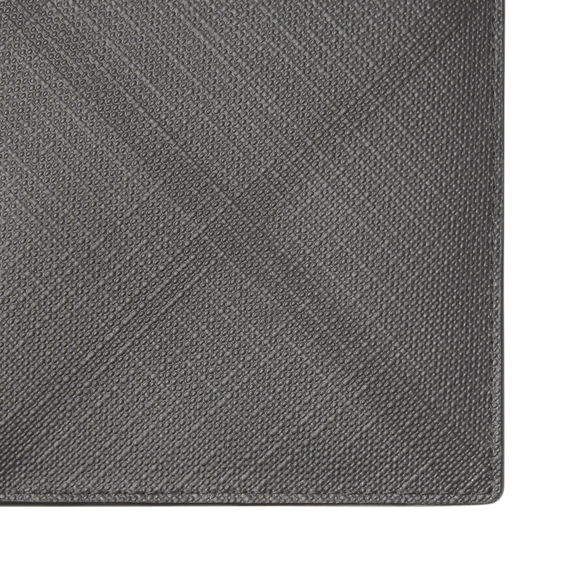 CHARCOAL/BLACK Portefeuille à rabat avec motif London check