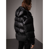 BLACK Doudoune oversize rembourrée à capuche