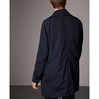 Paletot avec gilet sans manches rembourré en duvet amovible - Bleu encre