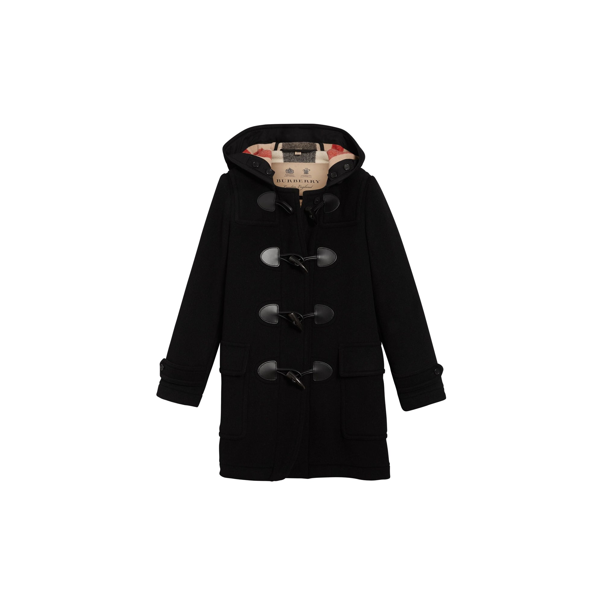 BLACK Duffle-coat The Mersey