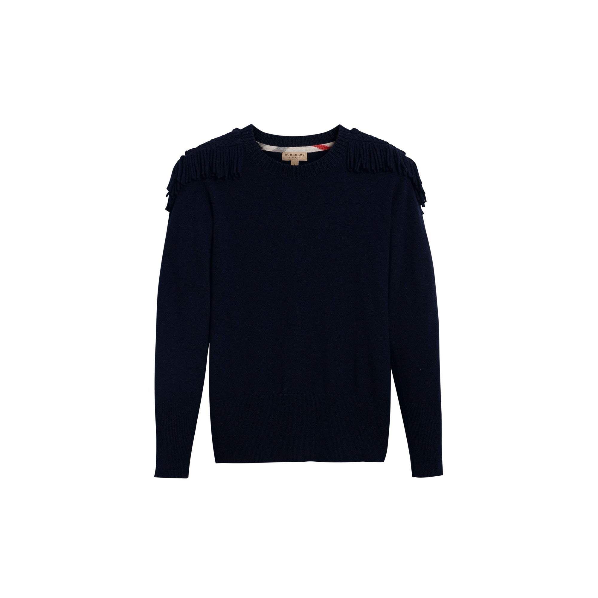 NAVY Pull en laine et cachemire avec galons militaires