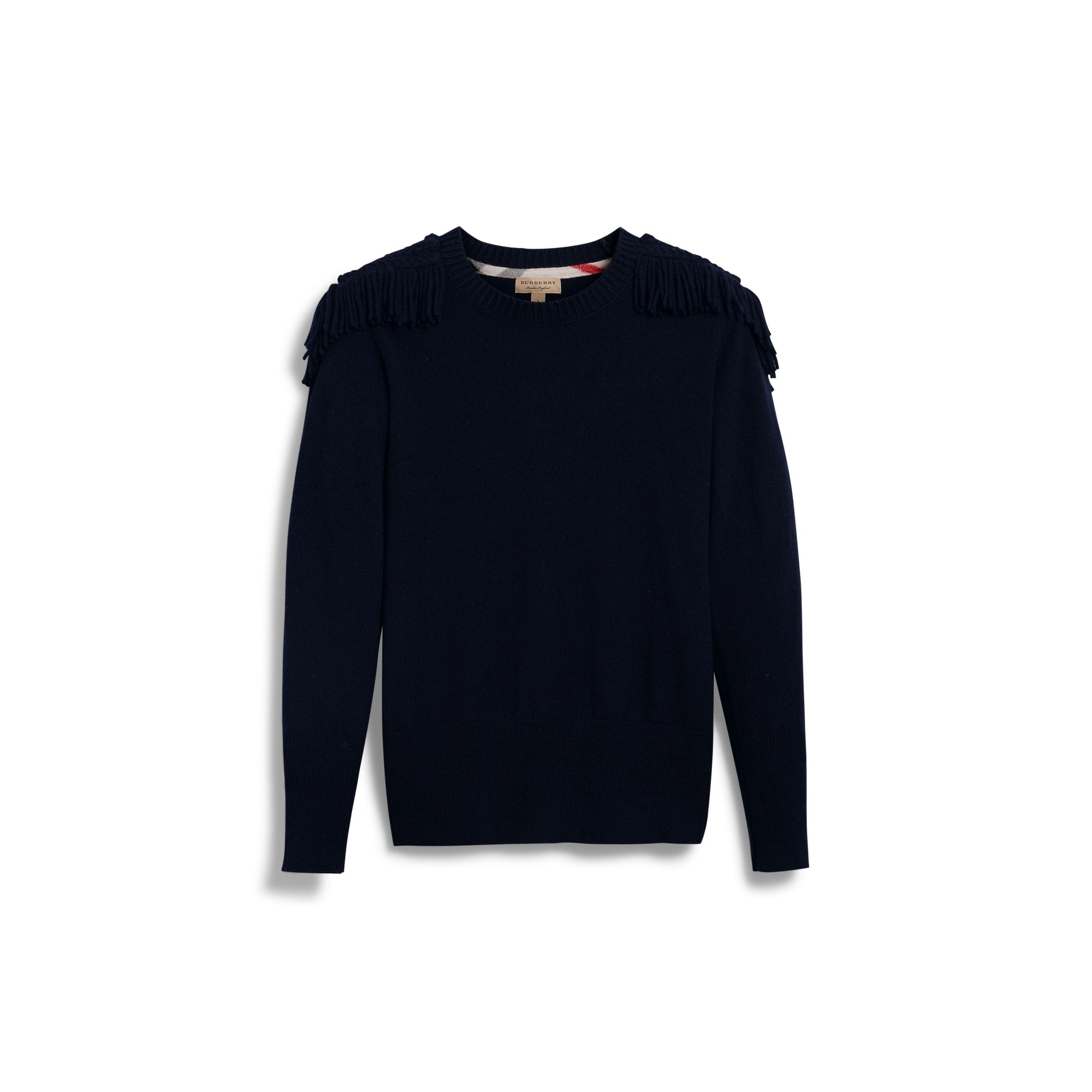NAVY Pull en laine et cachemire avec galons militaires