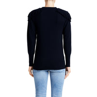 NAVY Pull en laine et cachemire avec galons militaires