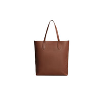 CHESTNUT BROWN Sac tote en cuir estampé