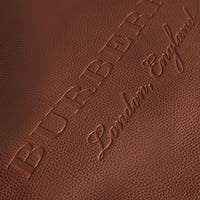 CHESTNUT BROWN Sac tote en cuir estampé