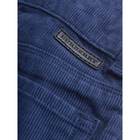 COBALT BLUE Pantalon en velours côtelé extensible