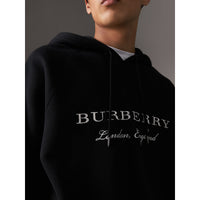 BLACK Sweat-shirt brodé à capuche