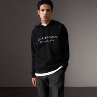 BLACK Sweat-shirt brodé à capuche