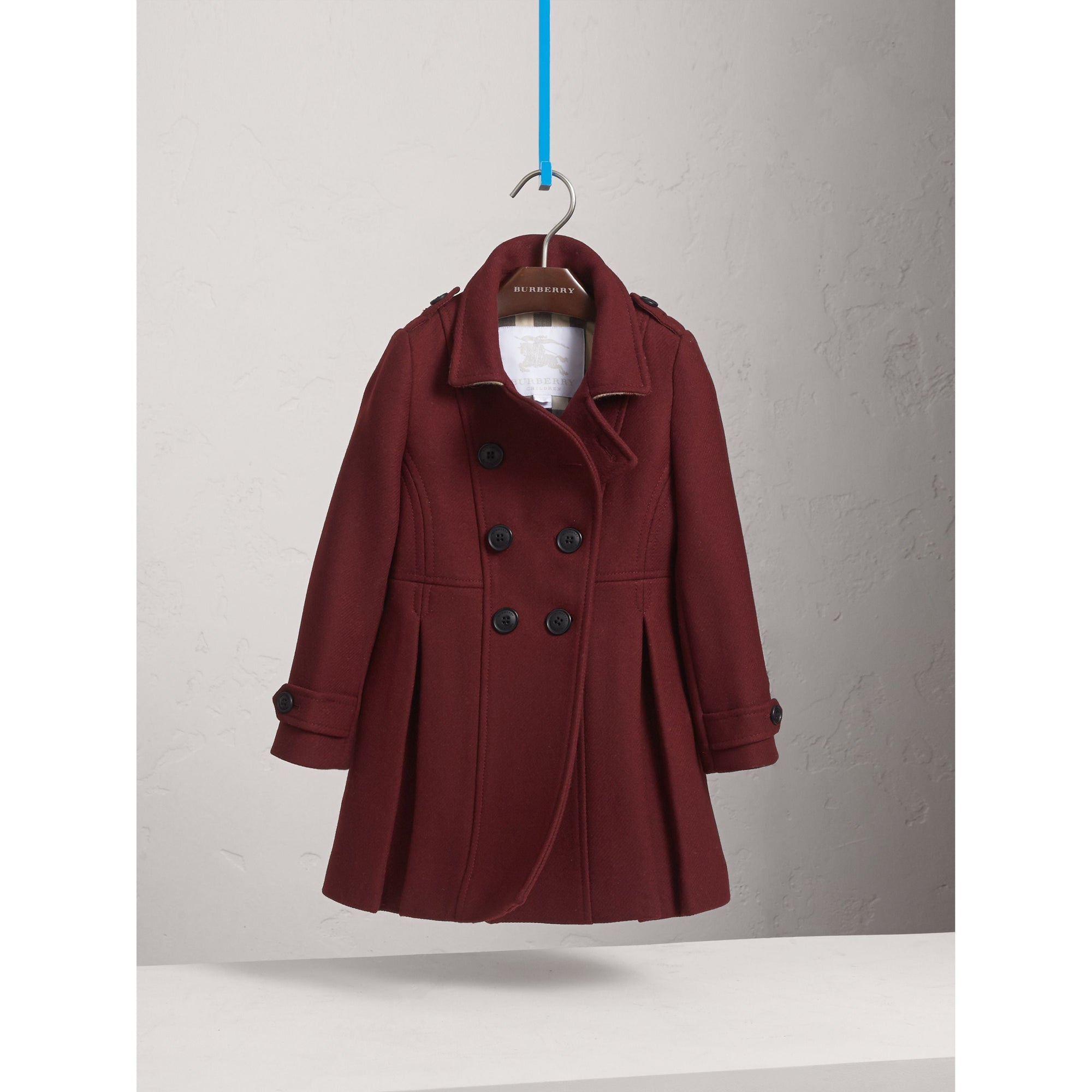 GARNET Manteau à double boutonnage en laine et cachemire techniques