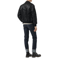 BLACK Bomber à col en pointe