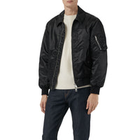 BLACK Bomber à col en pointe