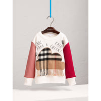 NEW CLASSIC CHECK Sweat-shirt en coton à motif météo
