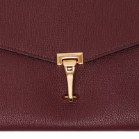 MAHOGANY RED Petit sac à bandoulière en cuir