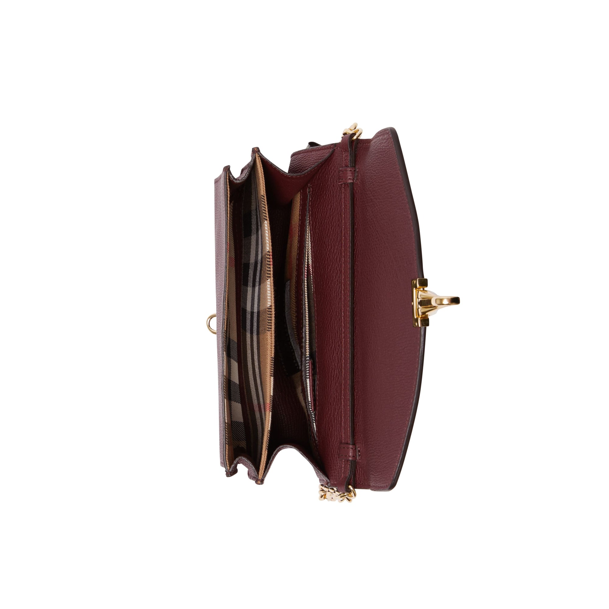 MAHOGANY RED Petit sac à bandoulière en cuir