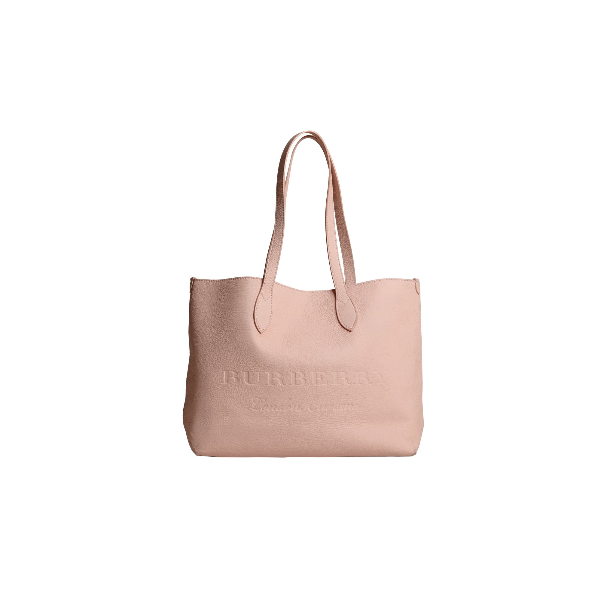 PALE ASH ROSE Sac tote en cuir estampé