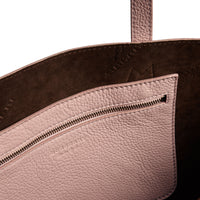 PALE ASH ROSE Sac tote en cuir estampé