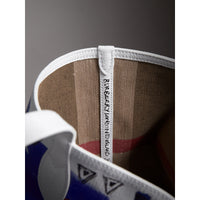 CLASSIC/WHITE/WHITE Sac tote Doodle moyen réversible