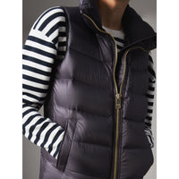 BLUE BLACK Veste sans manches rembourrée en duvet