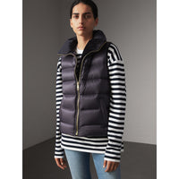BLUE BLACK Veste sans manches rembourrée en duvet