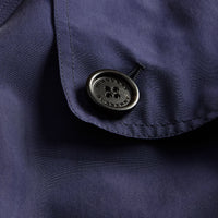 NAVY Trench-coat en soie oversize avec manches bouffantes