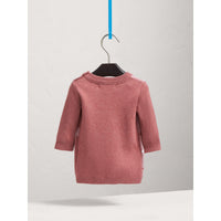 MAUVE PINK Robe en cachemire et coton mélangé avec motif check