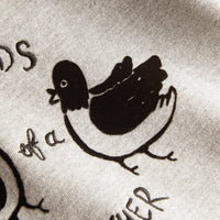 GREY MELANGE Sweat-shirt en coton avec motif Birds of a Feather