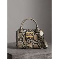 NATURAL Petit sac tote The Buckle en python