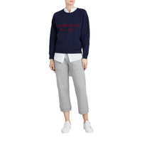 PALE GREY MELANGE Pantalon de survêtement 7/8 en jersey