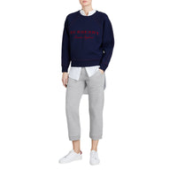 PALE GREY MELANGE Pantalon de survêtement 7/8 en jersey