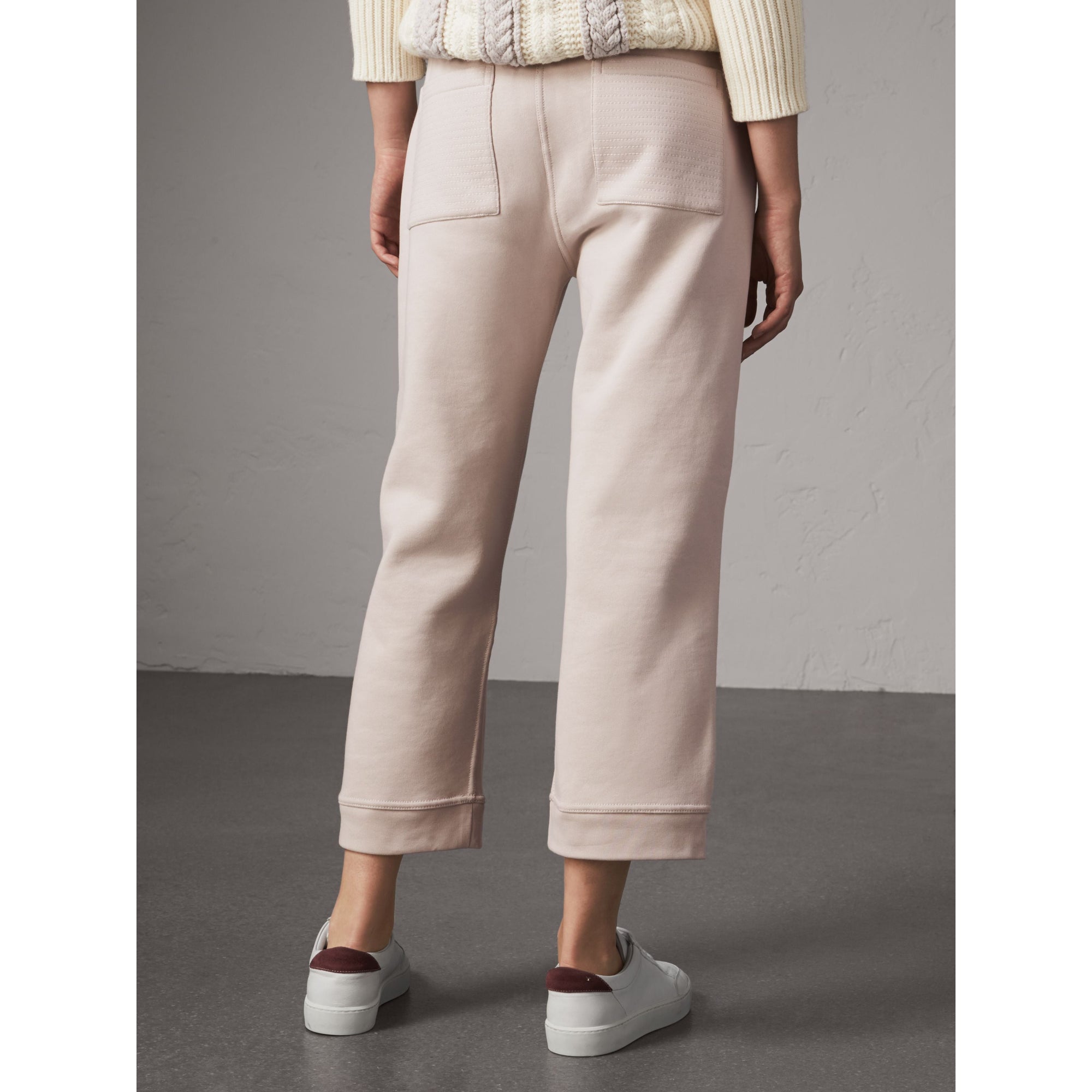 WINTER WHITE Pantalon de survêtement 7/8 en jersey