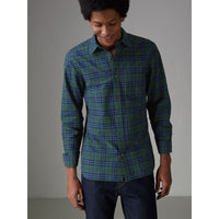 FOREST GREEN Chemise en coton à motif check