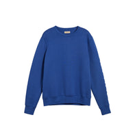 BRIGHT BLUE Sweat-shirt en jersey de coton