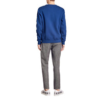 BRIGHT BLUE Sweat-shirt en jersey de coton