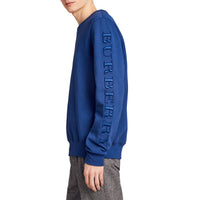 BRIGHT BLUE Sweat-shirt en jersey de coton