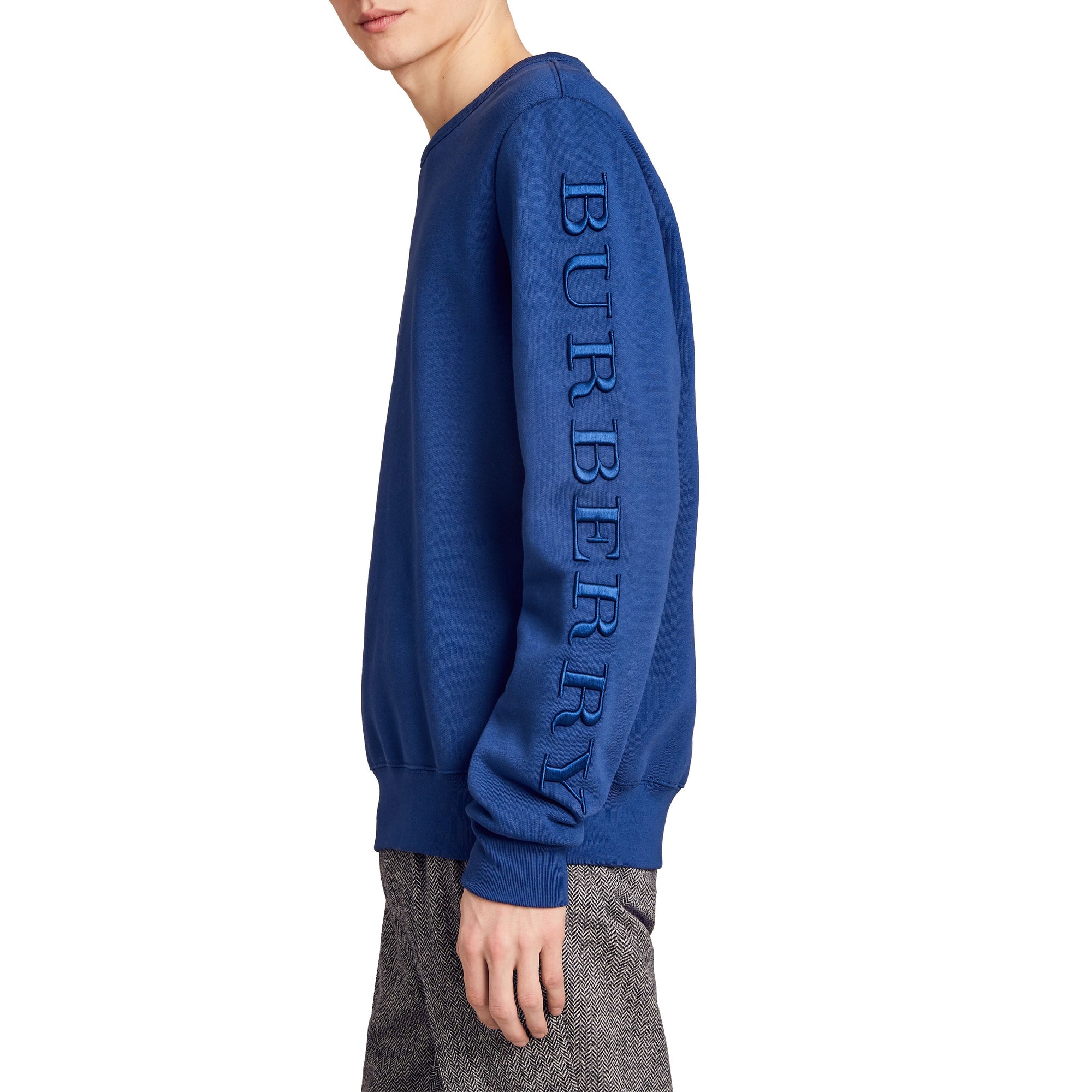 BRIGHT BLUE Sweat-shirt en jersey de coton