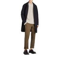 OLIVE GREEN Pantalon chino en sergé de coton