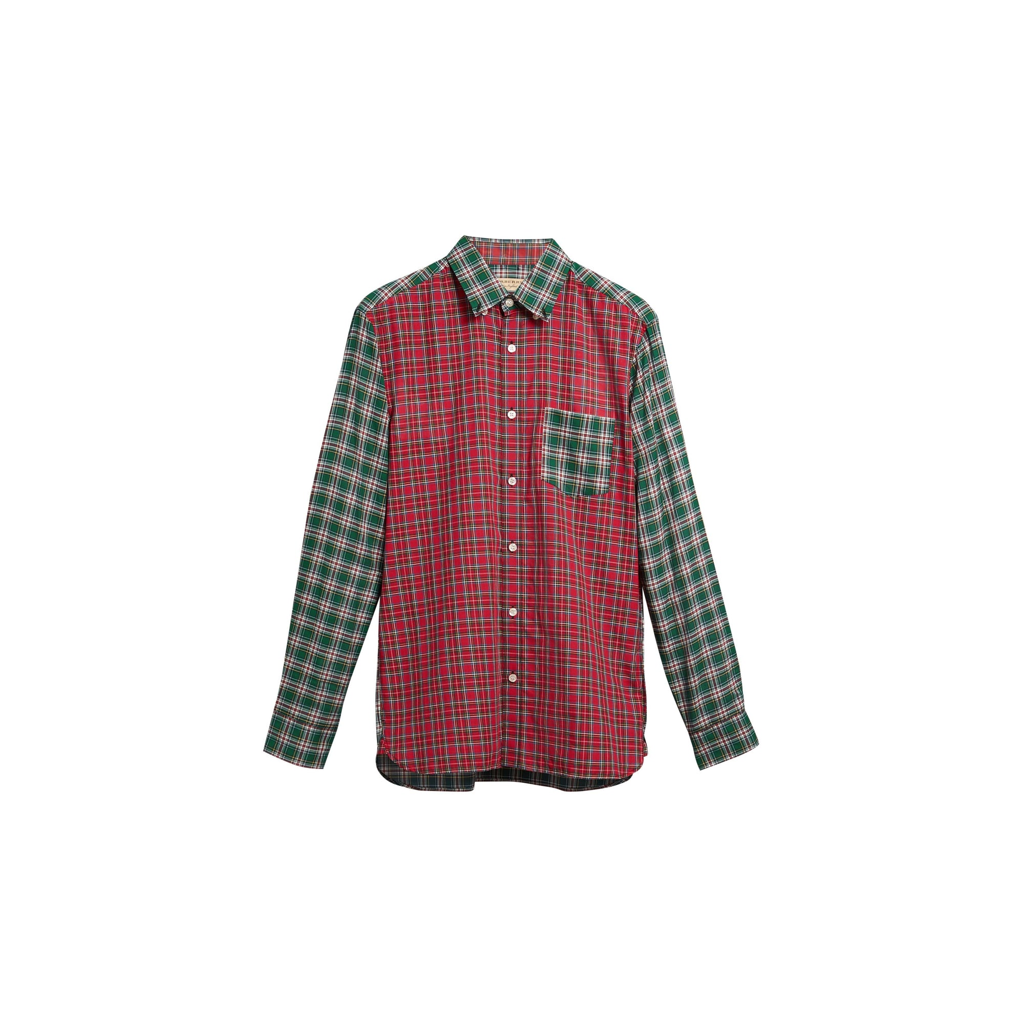 PINE GREEN Chemise Oxford en coton tartan
