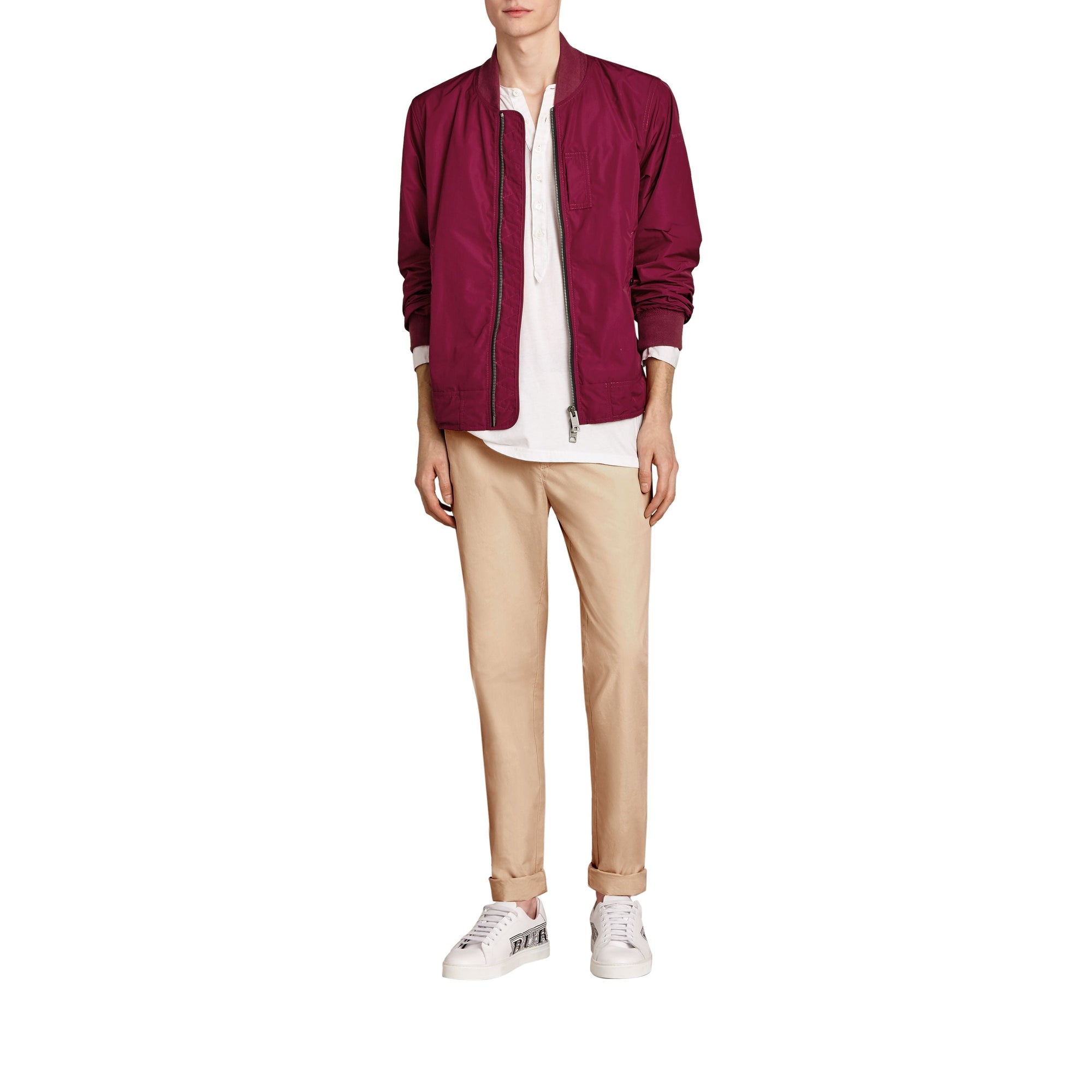 FRITILLARY PINK Bomber en taffetas à mémoire de forme