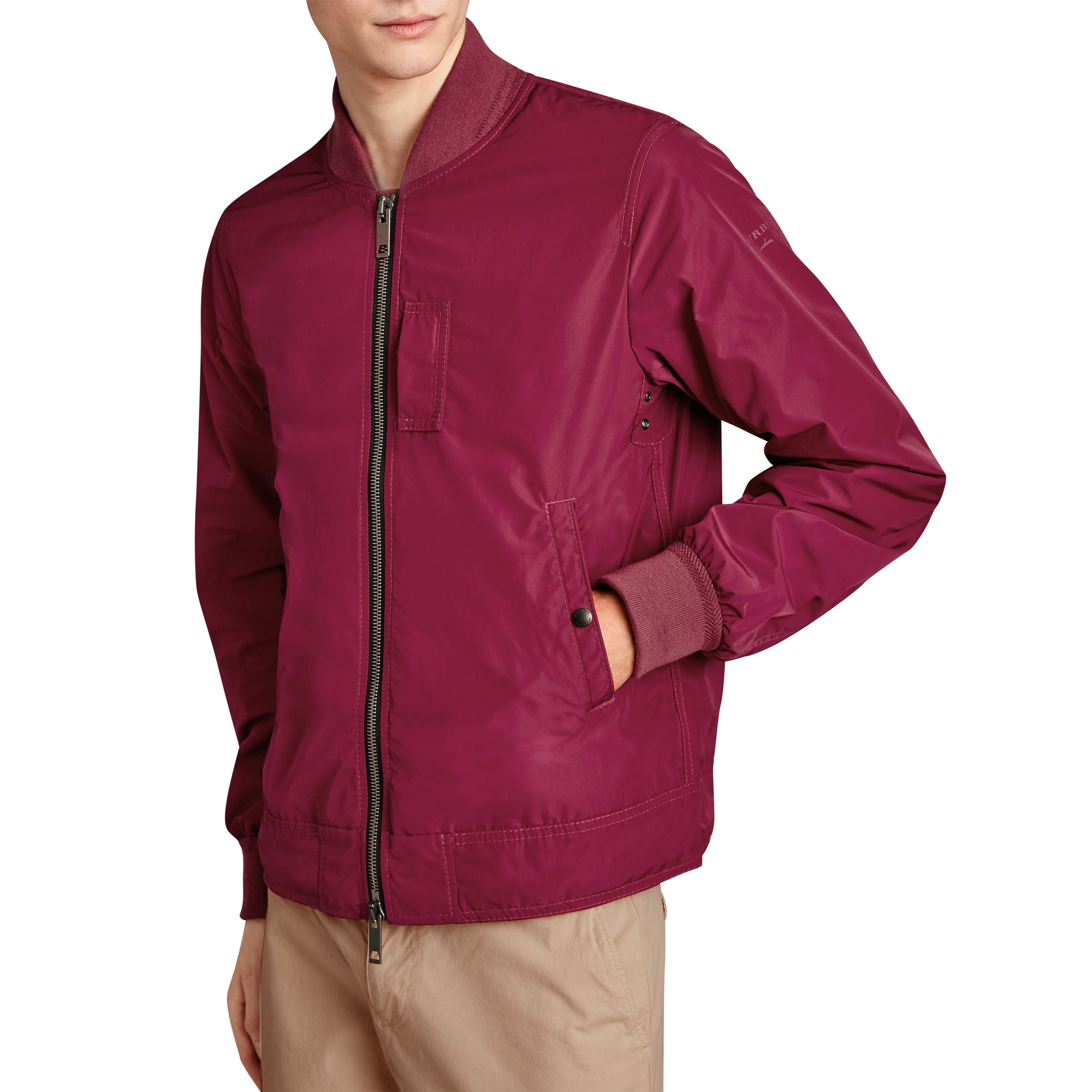 FRITILLARY PINK Bomber en taffetas à mémoire de forme