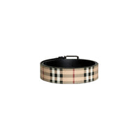 BLACK Ceinture à motif Haymarket check