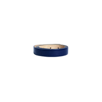 CANVAS BLUE Ceinture en cuir avec boucle plaque