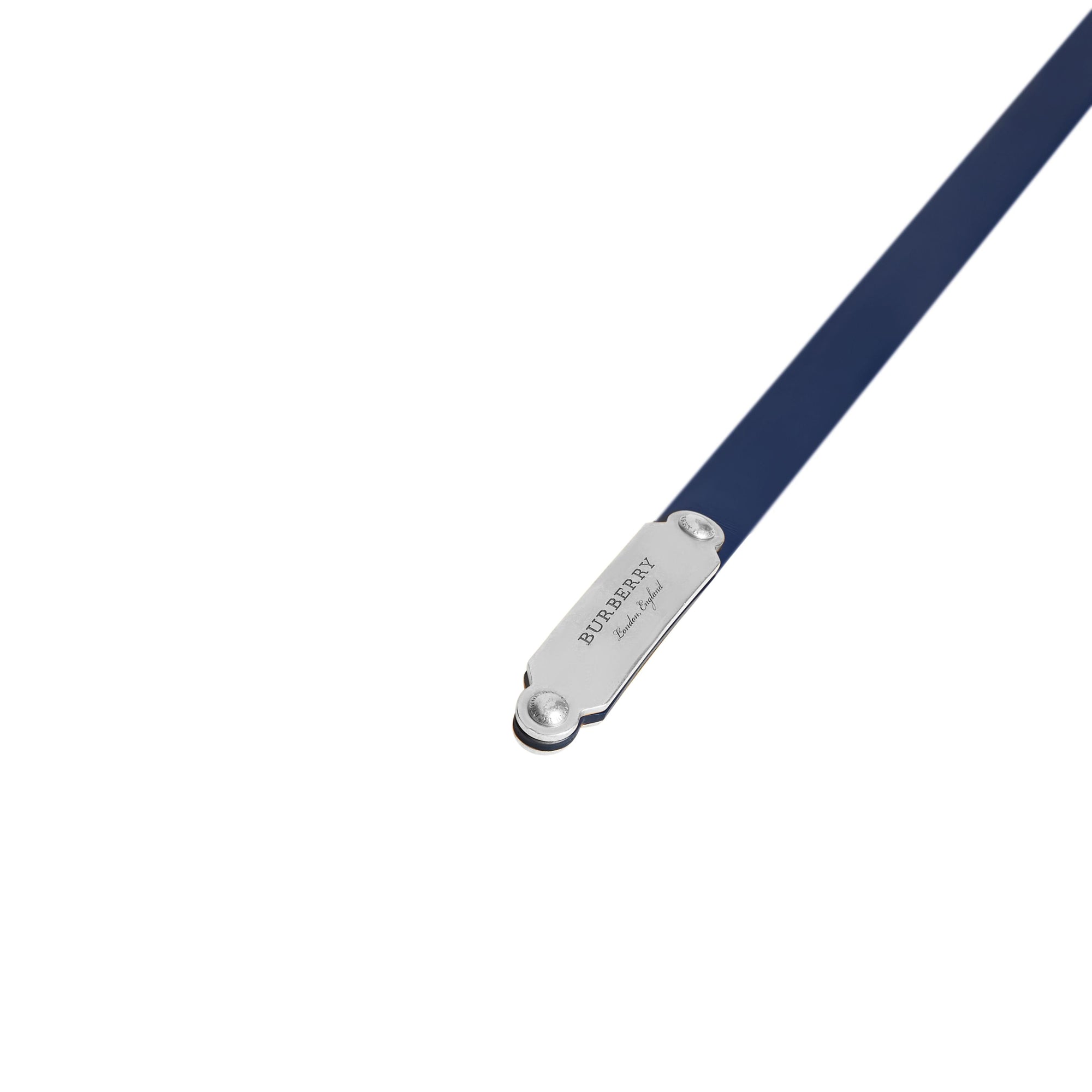 CANVAS BLUE Ceinture en cuir avec boucle plaque