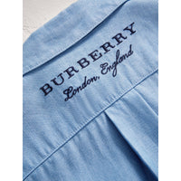 STEEL BLUE Combinaison en chambray à manches courtes