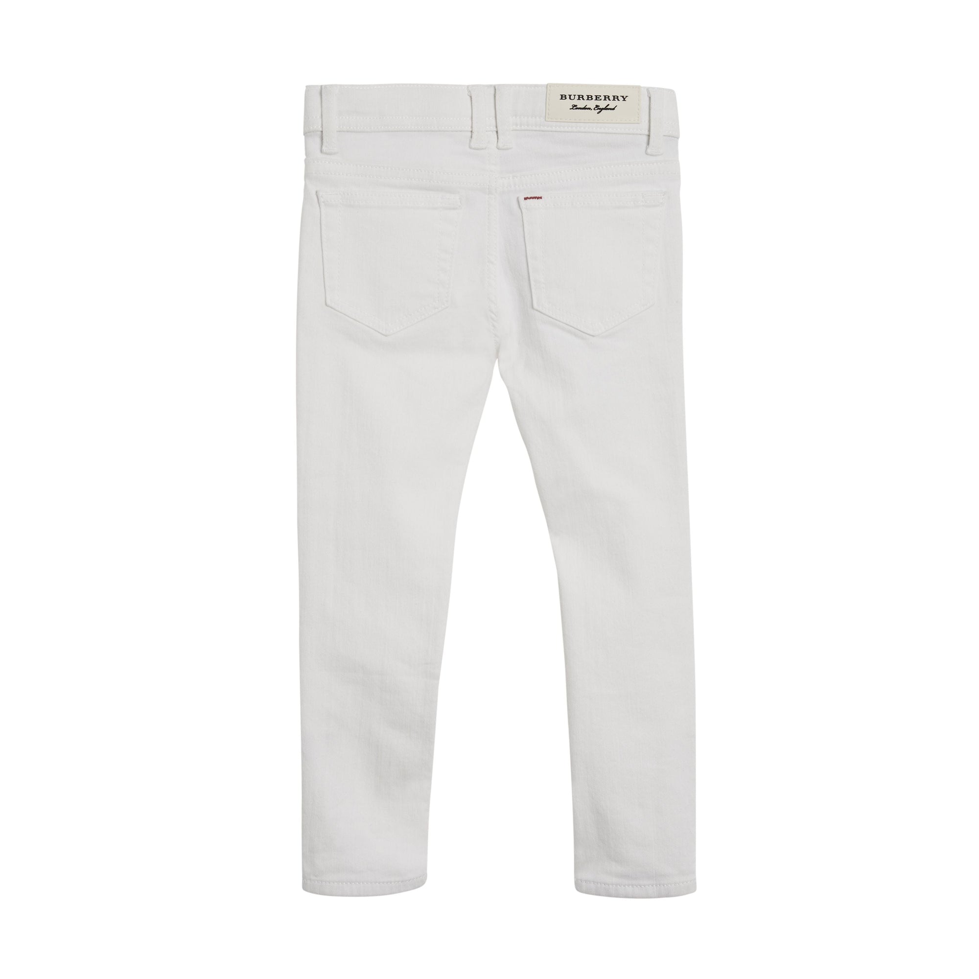 WHITE Jean extensible de coupe skinny