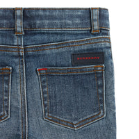 MID INDIGO Jean skinny en denim extensible